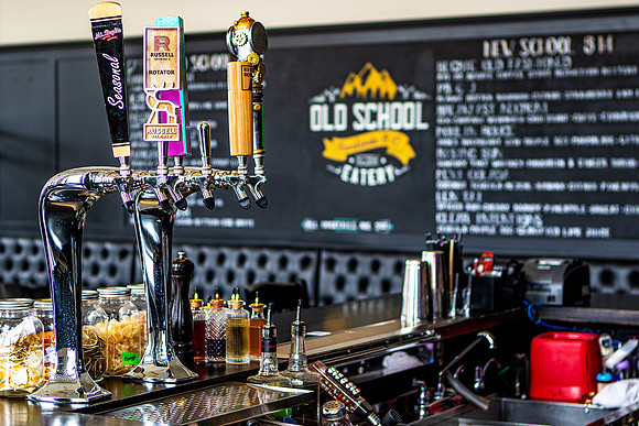 Beer Taps at Bar