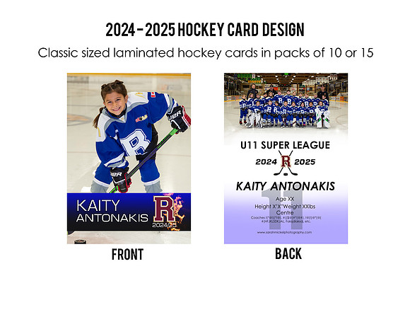 000 Hockey Card Design
